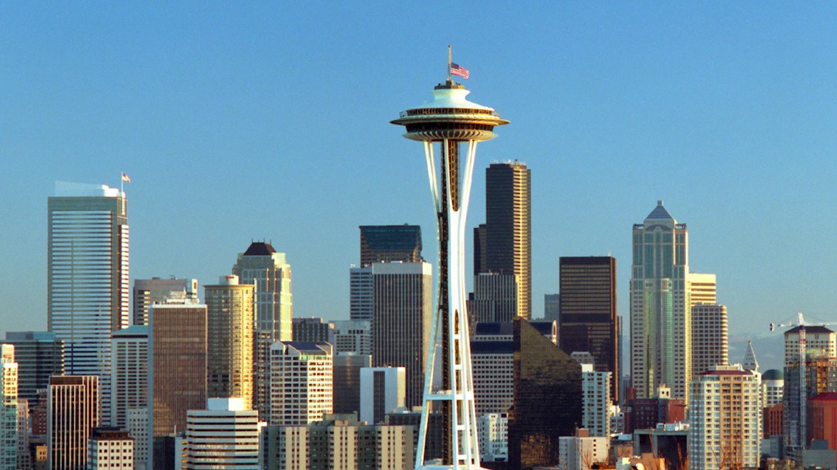 Seattle downtown buildings
