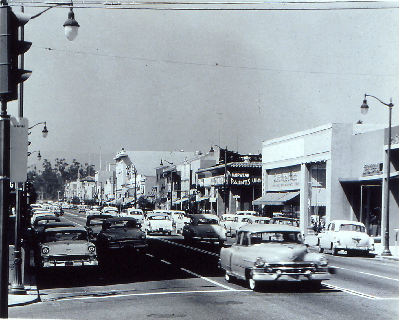 Downtown Palo Alto in 1958