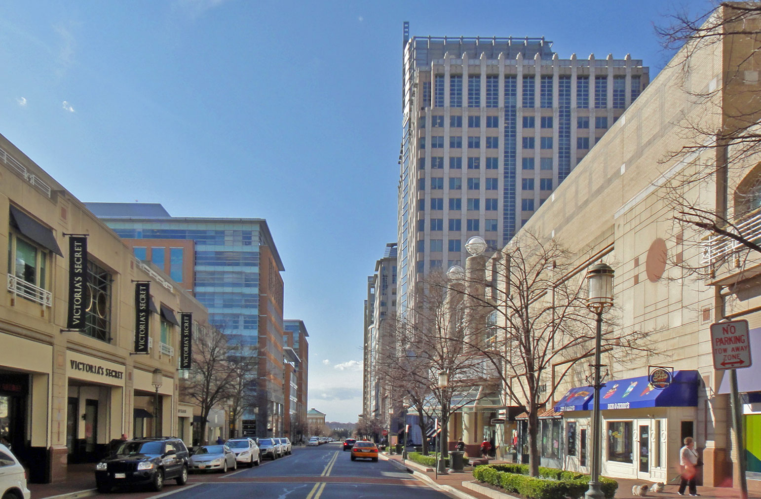 A street in Reston