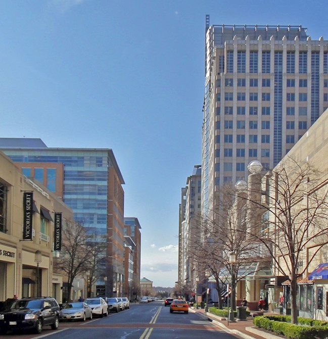A street in Reston