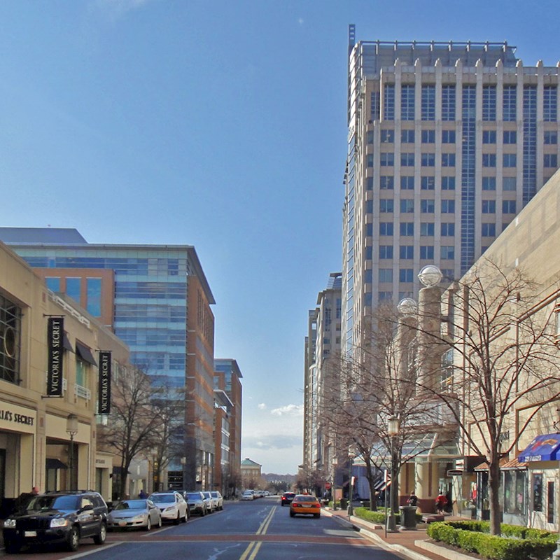 A street in Reston